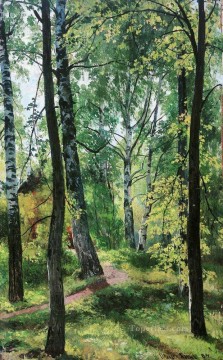 Woods Painting - deciduous forest 1897 classical landscape Ivan Ivanovich trees